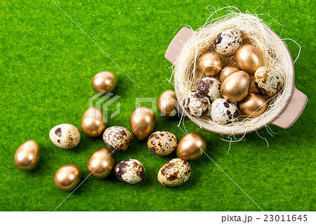 Golden easter egg. Golden easter egg. 23011645