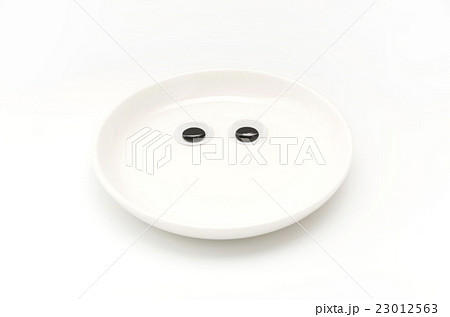 キョロキョロ目玉 白い小皿 キョロキョロ目玉 白い小皿 23012563