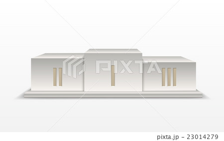 Podium winners isolated on white background Podium winners isolated on white background 23014279