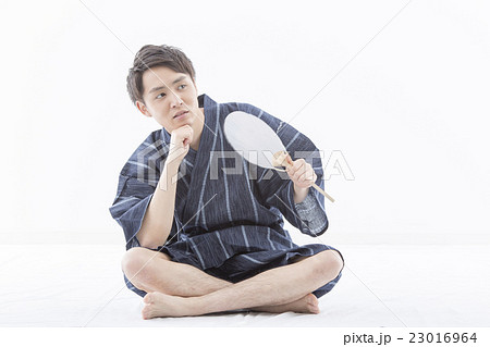 甚平の男性の写真素材