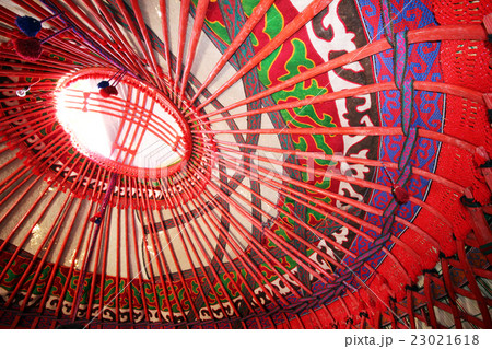 キルギスのユルタ キルギスのユルタ 23021618