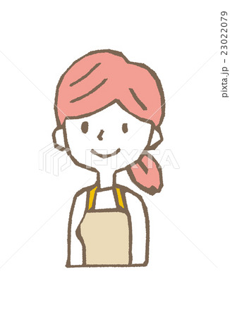 お母さん 線画 シリーズ のイラスト素材