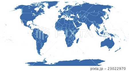 World Political Map Outline 23022970