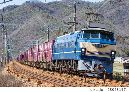 EF66形　0番台　コンテナ貨物列車 23023157