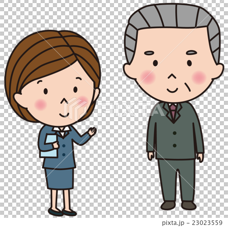 ビジネスシーン 挨拶 のイラスト素材 ビジネスシーン 挨拶 のイラスト素材