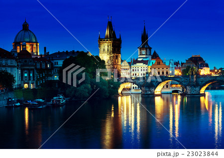 Charles bridge, Prague , Czech Republic Charles bridge, Prague , Czech Republic 23023844