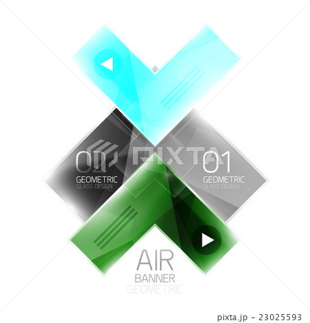 Glass arrow template 23025593