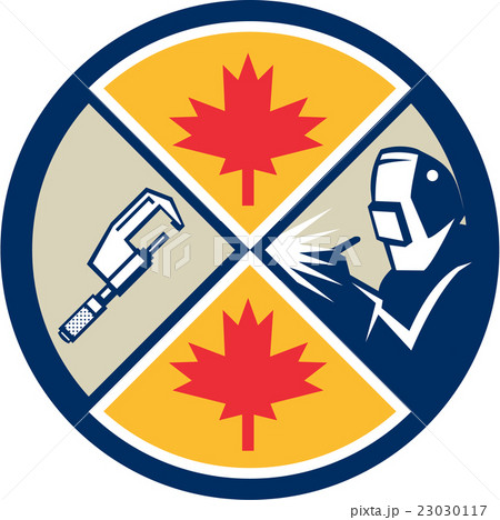 Canada Millwright Caliper Welder Maple Leaf  Retro 23030117