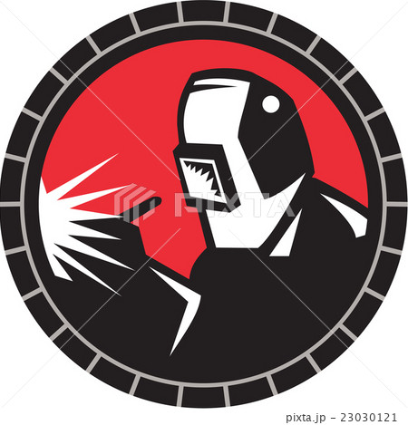 Welder Arc Welding Circle Retro 23030121