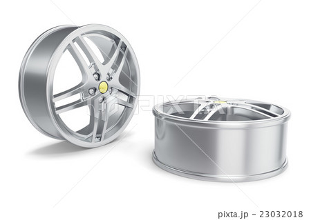 Car Alloy Rim isolated on white background. 3d 23032018