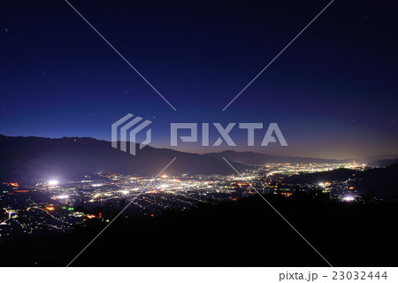 陣馬形山　夜景 23032444