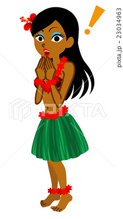 驚くフラガール 全身 驚くフラガール 全身 23034963