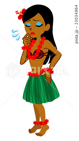 困るフラガール 全身 困るフラガール 全身 23034964