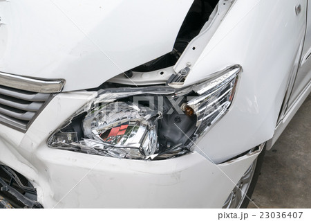 Car accident vehicle destroyed Car accident vehicle destroyed 23036407