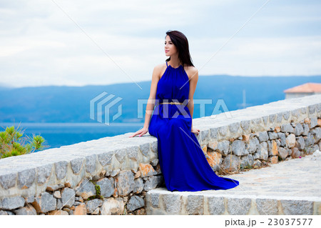 young woman in Greece 23037577