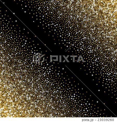 Glitter golden gradient with scattered sparkles  23039260