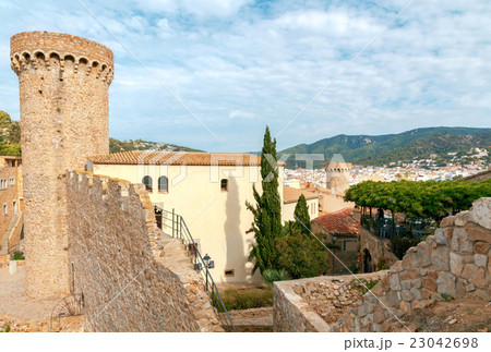 Tossa de Mar, Costa Brava, Spain. Tossa de Mar, Costa Brava, Spain. 23042698