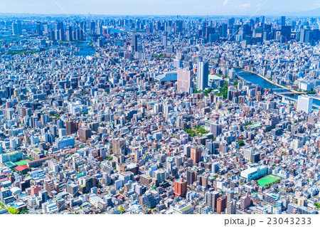 東京都市風景 23043233