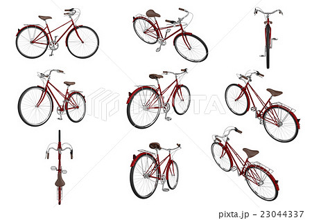 Set Classic Bikesのイラスト素材