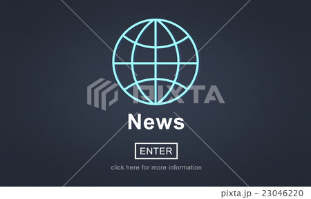 News Report Broadcast Information Update Concept News Report Broadcast Information Update Concept 23046220