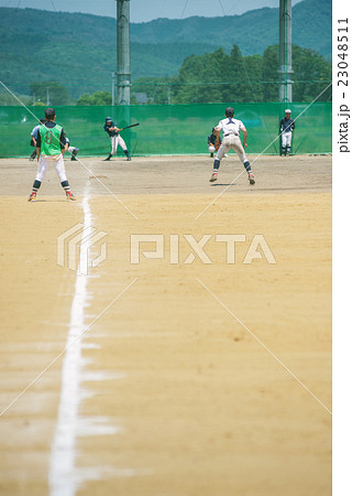 高校野球試合風景 23048511