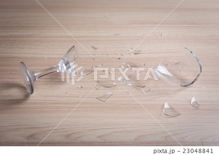 broken wine glass broken wine glass 23048841