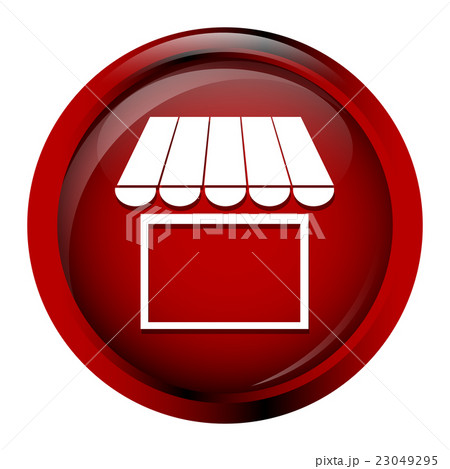 Shop building icon, Store button 23049295