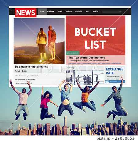 Bucket List Goals Aspirations Inspiration Motivation Concept 23050653