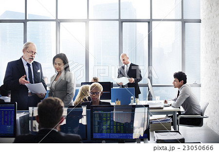 Business Team Finance Stock Exchange Busy Cocnept 23050666