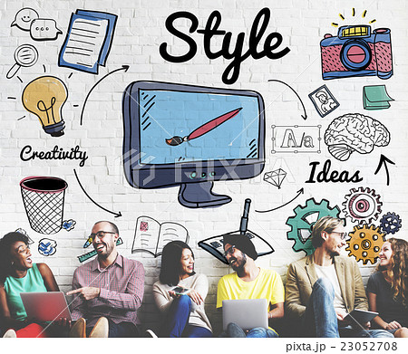 Style Design Elegant Posh Trends Vogue Character Concept Style Design Elegant Posh Trends Vogue Character Concept 23052708