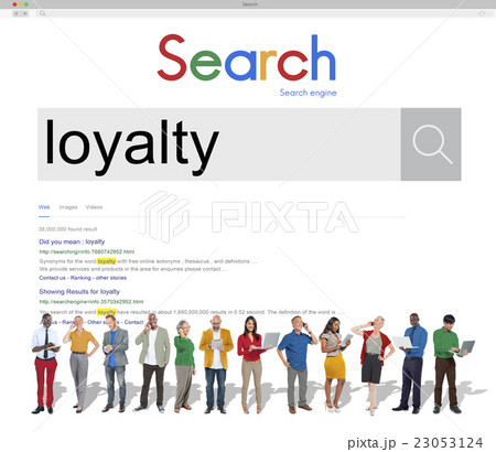 Group of People Connect Technology Device Search Concept 23053124