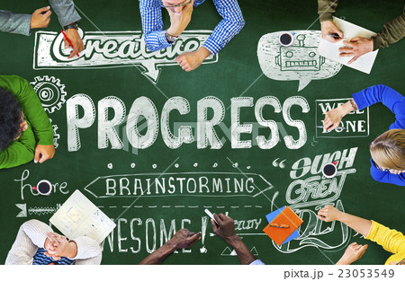 Progress Improvement Growth Progressive Development Concept Progress Improvement Growth Progressive Development Concept 23053549