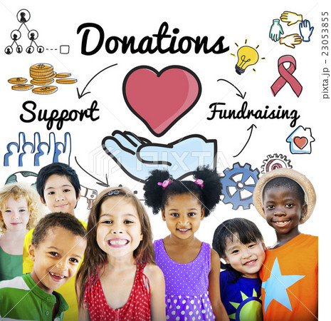 Donation Share Support Fundraising Help Concept 23053855