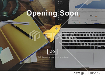 Opening Soon Advertising Notice Information Concept Opening Soon Advertising Notice Information Concept 23055428