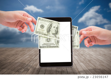 Composite image of hand 23056147