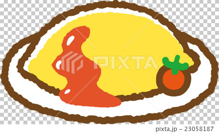 Omelette rice  23058187