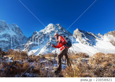 Hike in Himalayas 23058921