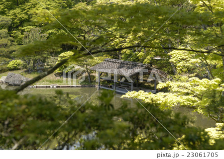 修学院離宮 上離宮 御船宿と御船着 修学院離宮 上離宮 御船宿と御船着 23061705