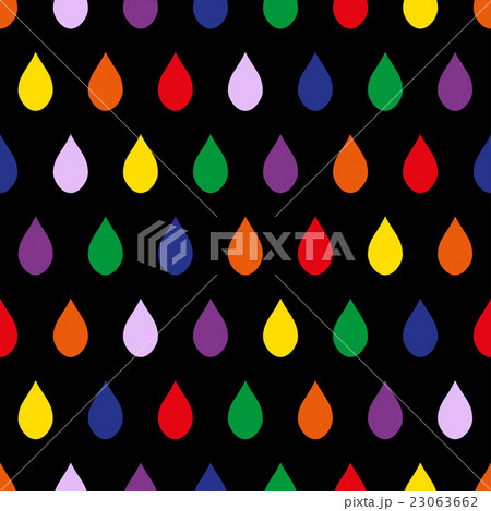 Colorful Rain Black Background Colorful Rain Black Background 23063662