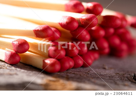 Several matchsticks with red heads Several matchsticks with red heads 23064611