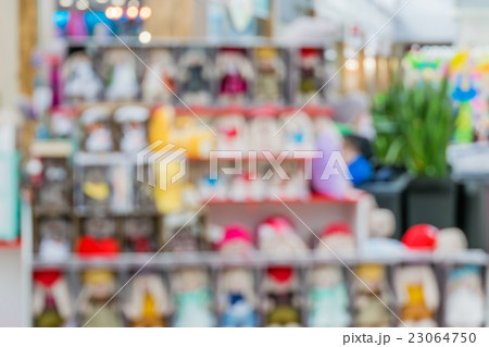 Shelves with goods in store. Shelves with goods in store. 23064750