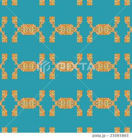 Seamless pattern with curls. Seamless pattern with curls. 23065863