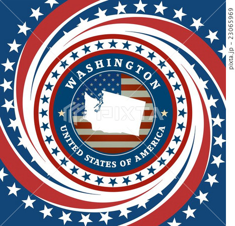 Vintage label Washington 23065969
