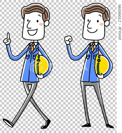 作業服の男性 ポーズ 作業服の男性 ポーズ 23066096