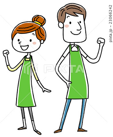 アルバイトスタッフの男女 23066242