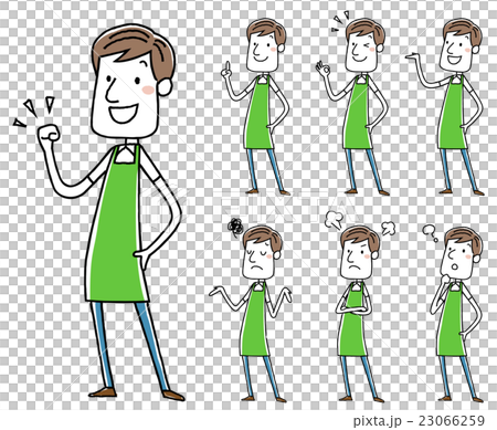 Part-time male pose variation 23066259