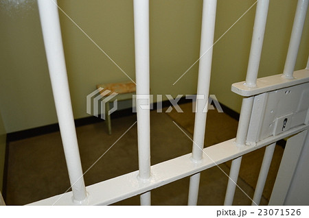 南アフリカ、ケープタウン、ローベン島の刑務所、牢屋の入り口 23071526