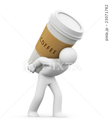 Person carries a cup of coffee 23071762
