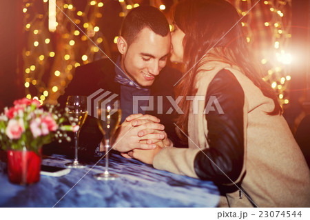 Young lovers are having amazing evening Young lovers are having amazing evening 23074544