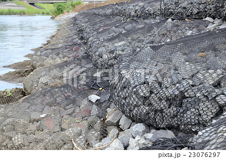 河川護岸、袋型根固め用袋材 河川護岸、袋型根固め用袋材 23076297